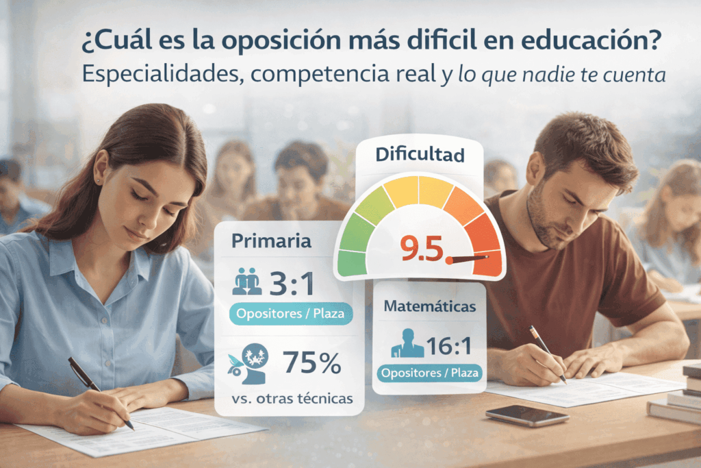 cual es la oposicion mas dificil